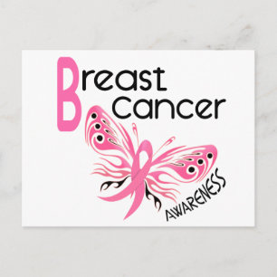 Breast Cancer BUTTERFLY 3.1 Postcard