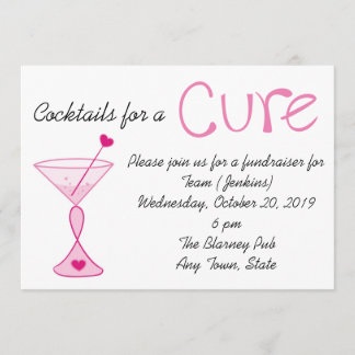 Breast Cancer/Cocktails for a Cure Invitation