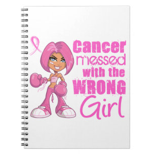 Breast Cancer Combat Girl 1 Notebook