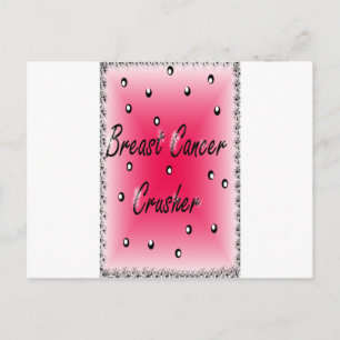 Breast Cancer Crusher Postcard