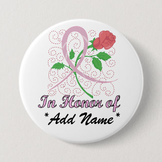 Breast  Cancer Customizable Large Round Button