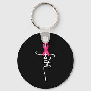 Breast Cancer Faith Breast Cancer Awareness  Keychain