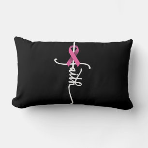 Breast Cancer Faith Breast Cancer Awareness Suppor Lumbar Pillow