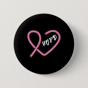 Breast Cancer Fight Cancer Ribbon 1  2 Inch Round Button