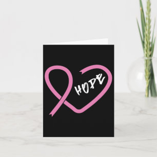 Breast Cancer Fight Cancer Ribbon 1 Card
