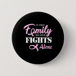 Breast Cancer Fight Cancer Ribbon 2 Inch Round Button