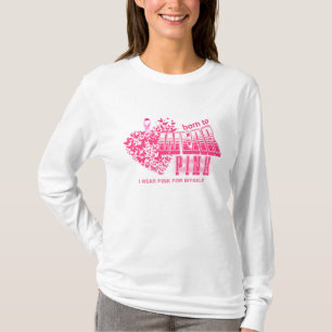 Breast Cancer Fighter Pink Ribbon Inspirational T-Shirt