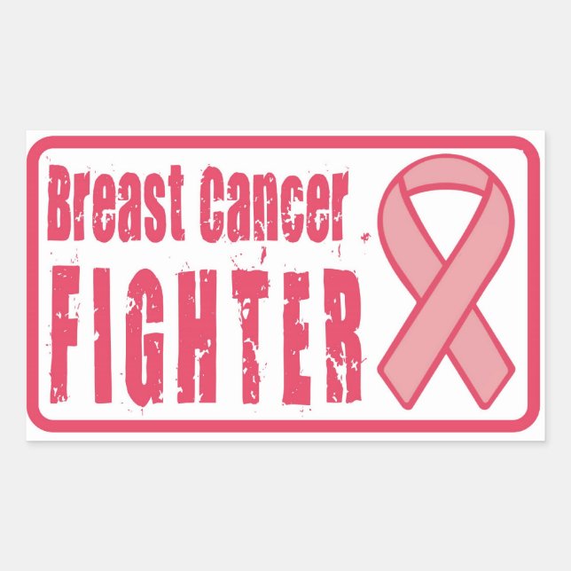 Breast Cancer Fighter Sticker (Front)