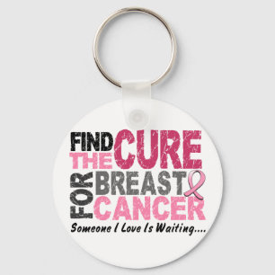 BREAST CANCER Find The Cure 1 Keychain