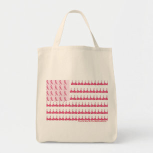 Breast Cancer Flag Tshirt Final Tote Bag