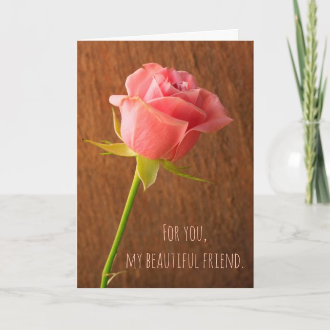 Breast Cancer For Friend Card (Front)