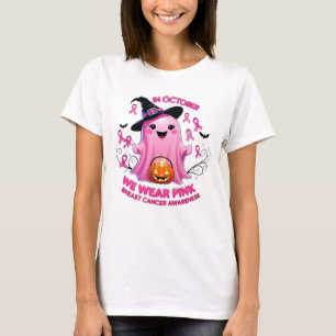 Breast Cancer & Halloween: Fantasy Ribbon T-Shirt