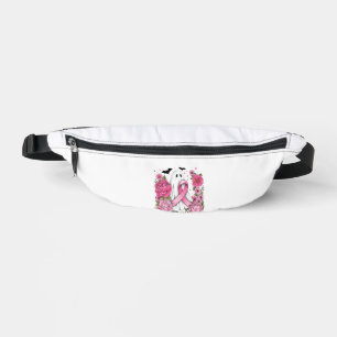 Breast Cancer Halloween Ghost Boho Fanny Pack