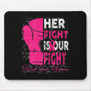 Breast Cancer Her Fight Is Our Fight Breast Cancer Mouse Pad