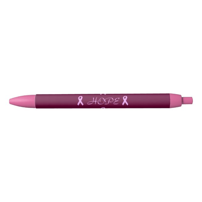 Breast Cancer Hope Black Ink Pen (Front)