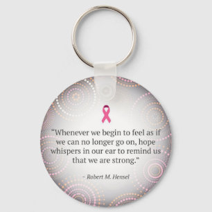Breast Cancer: Hope key chain. Keychain