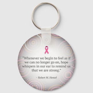 Breast Cancer: Hope key chain. Keychain