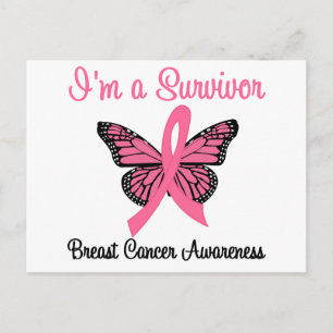 Breast Cancer I'm a Survivor Postcard