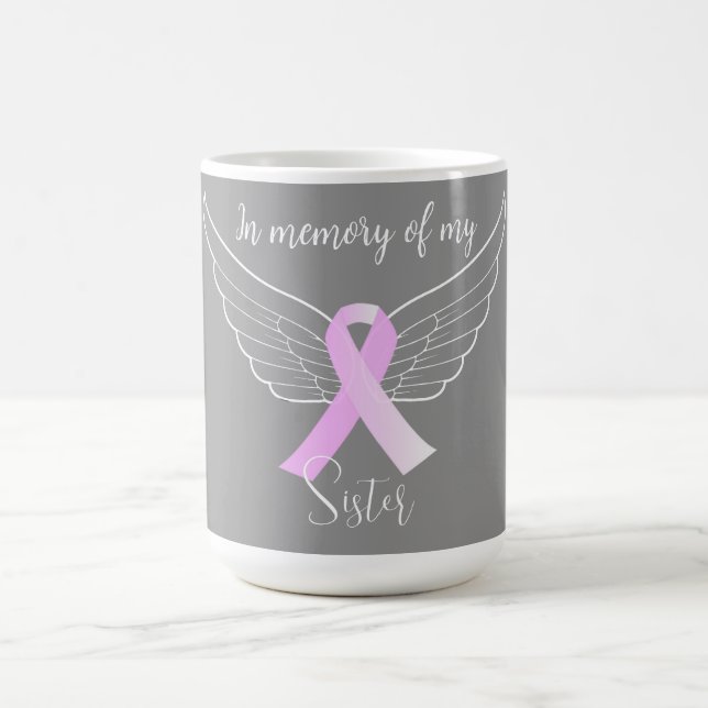 Breast Cancer In Memory of Coffee Mug (Center)