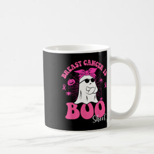 Breast Cancer Is Boo Sheet Awareness Halloween Fun Coffee Mug