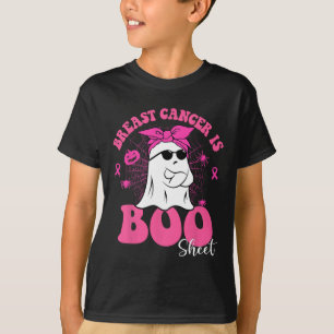 Breast Cancer Is Boo Sheet Awareness Halloween Fun T-Shirt