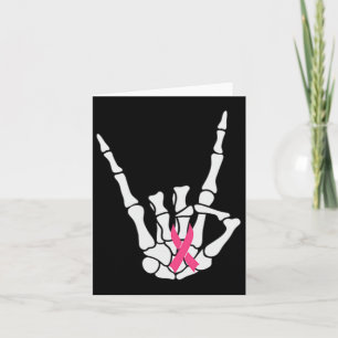 Breast Cancer Is Boo Sheet Funny Halloween  Card