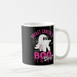 Breast Cancer Is Boo Sheet Spooky Halloween Breast Coffee Mug