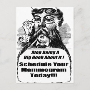 Breast Cancer Mammograms Postcard