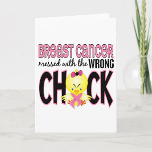 Breast Cancer Messed With The Wrong Chick Card