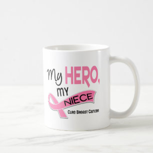 Breast Cancer MY HERO, MY NIECE 42 Coffee Mug