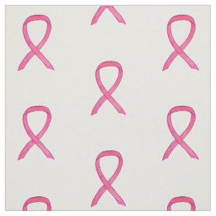 Breast Cancer Pink Awareness Ribbon Art Material Fabric
