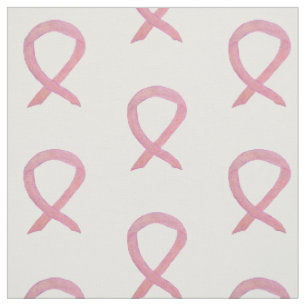 Breast Cancer Pink Awareness Ribbon Art Material Fabric