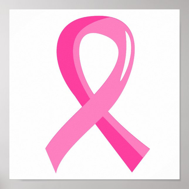 Breast Cancer Pink Ribbon 3 Poster (Front)