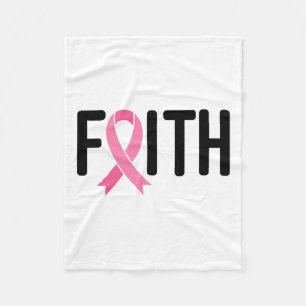 Breast Cancer Pink Ribbon Breast Cancer Women Warr Fleece Blanket