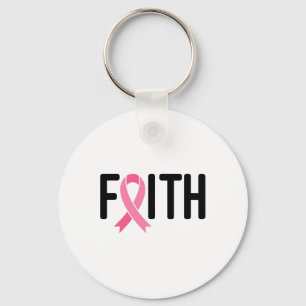 Breast Cancer Pink Ribbon Breast Cancer Women Warr Keychain