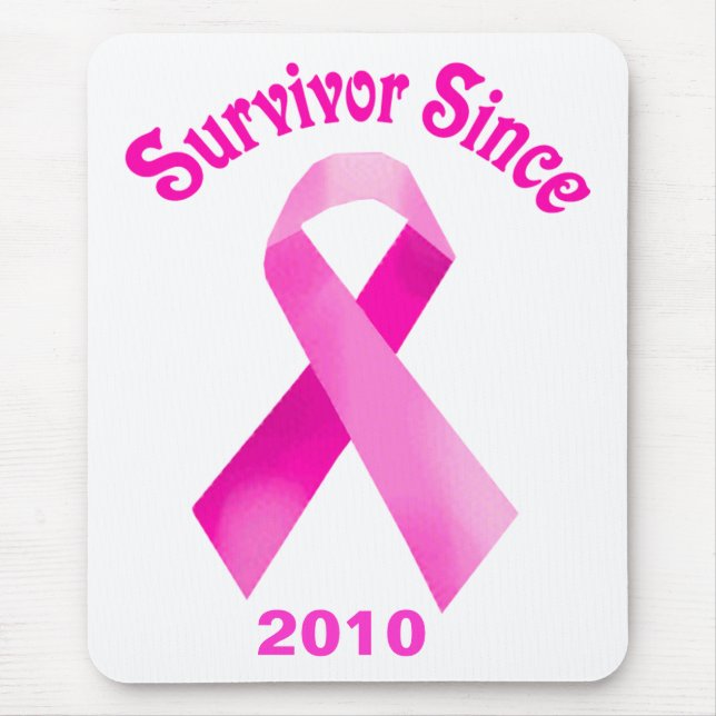 Breast Cancer Pink Ribbon Mousepad (Front)