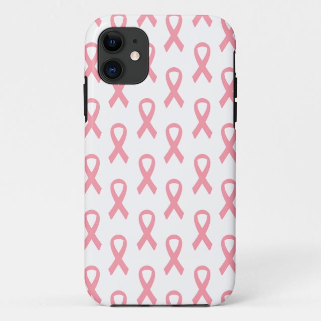 Breast Cancer Pink Ribbon Phone Case (Back)