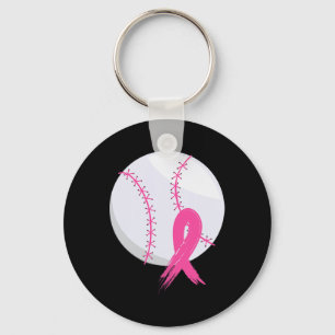 Breast Cancer Pink Ribbon Sell Awareness Costume Keychain