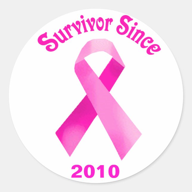 Breast Cancer Pink Ribbon Stickers (Front)