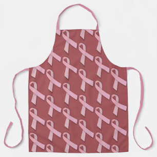 Breast Cancer Pink Ribbons Awareness Apron
