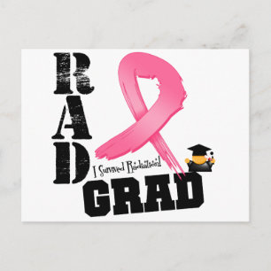 Breast Cancer Radiation Therapy RAD Grad Postcard