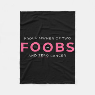 Breast Cancer Reconstruction Mastectomy Proud Owne Fleece Blanket