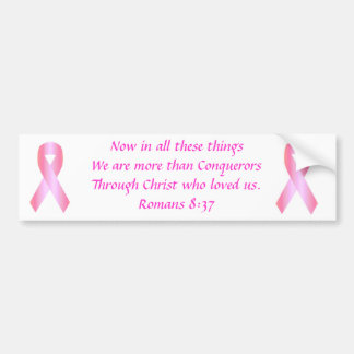 Breast Cancer Ribbon, Breast Cancer Ribbon, Now... Bumper Sticker