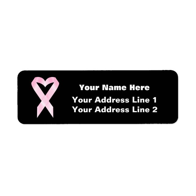 Breast Cancer Ribbon (customizable) (Front)