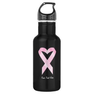 Breast Cancer Ribbon (customizable) 532 Ml Water Bottle