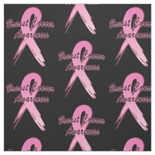 Breast Cancer Ribbon of Hope Fabric
