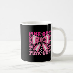 Breast Cancer Ribbon Pink Out Awareness Women Girl Coffee Mug