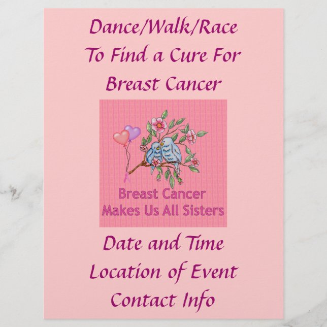 Breast Cancer Sisters Flyer (Front)