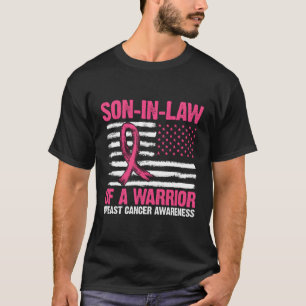 Breast Cancer Son-In-Law Of Warrior Mother-In-Law T-Shirt