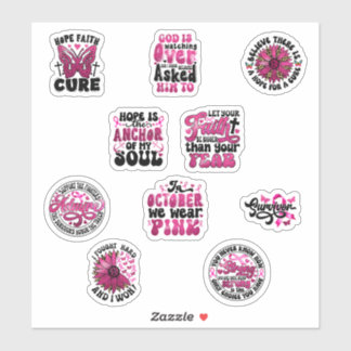 Breast Cancer Stickers Bundle